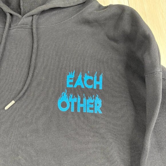 Each x Other Paris Unisex Black Soft Everyday Comfort Stylish Hoodie Size Small - Picture 5 of 15